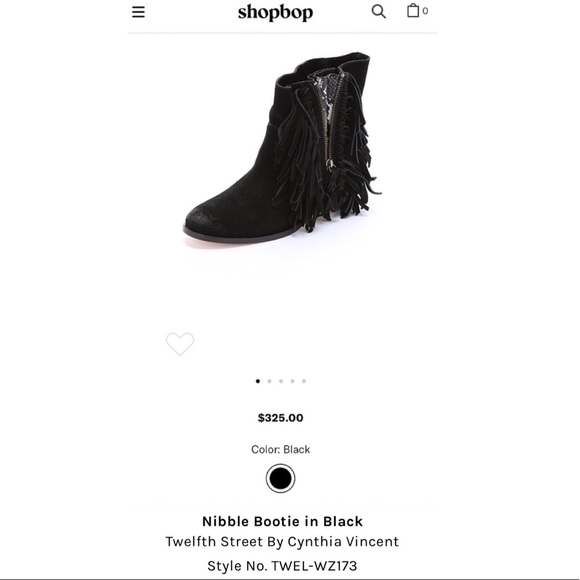 ANTHRO CYNTHIA VINCENT Nibble Fringe Suede Booties - Picture 6 of 8